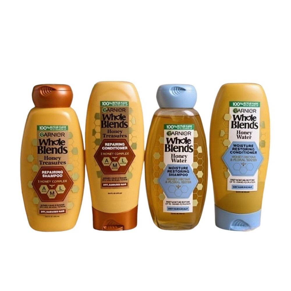 Lot 4 Garnier Whole Blends Shampoo Conditioner